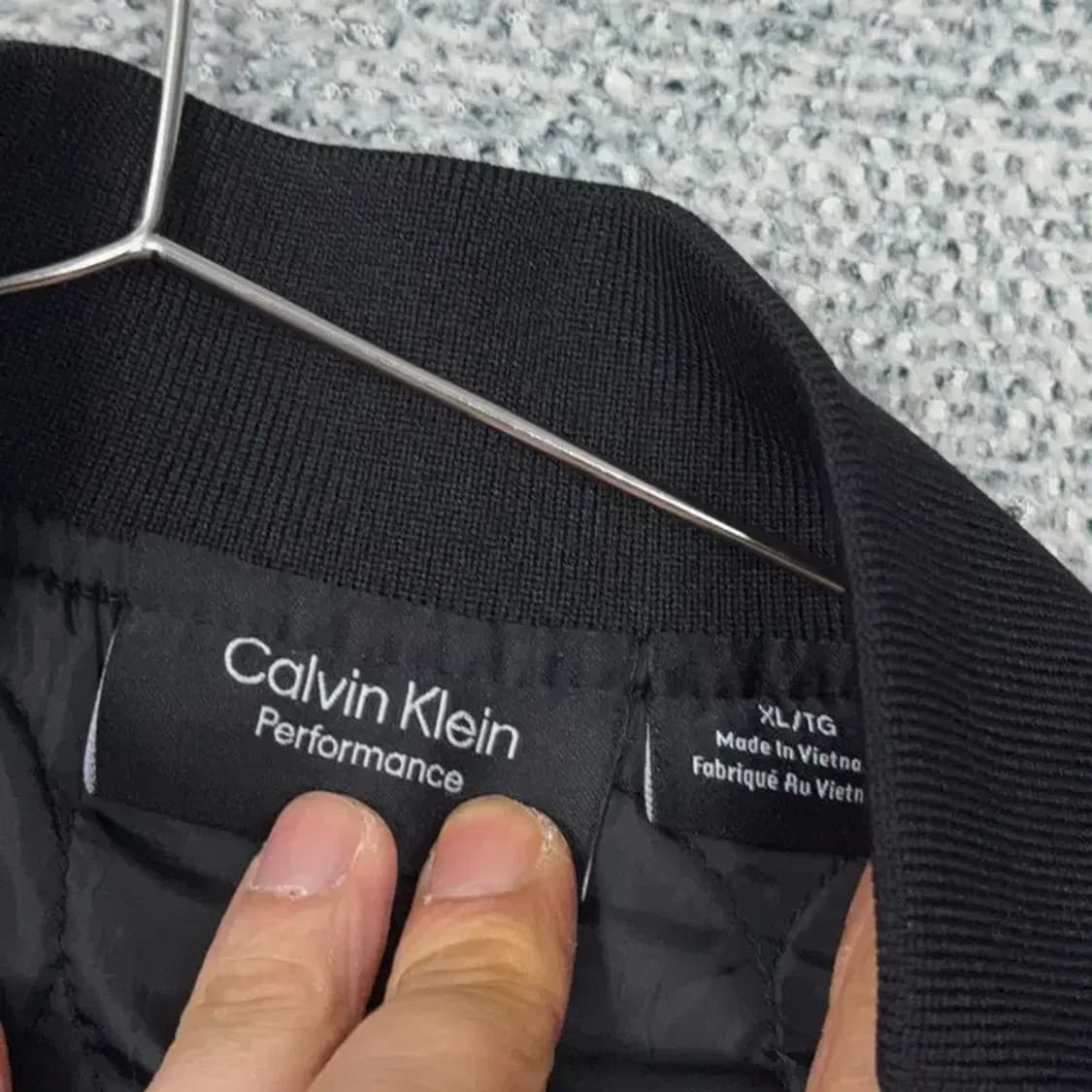 캘빈클라인 블랙 롱 블루종 자켓 XL 상품이미지5