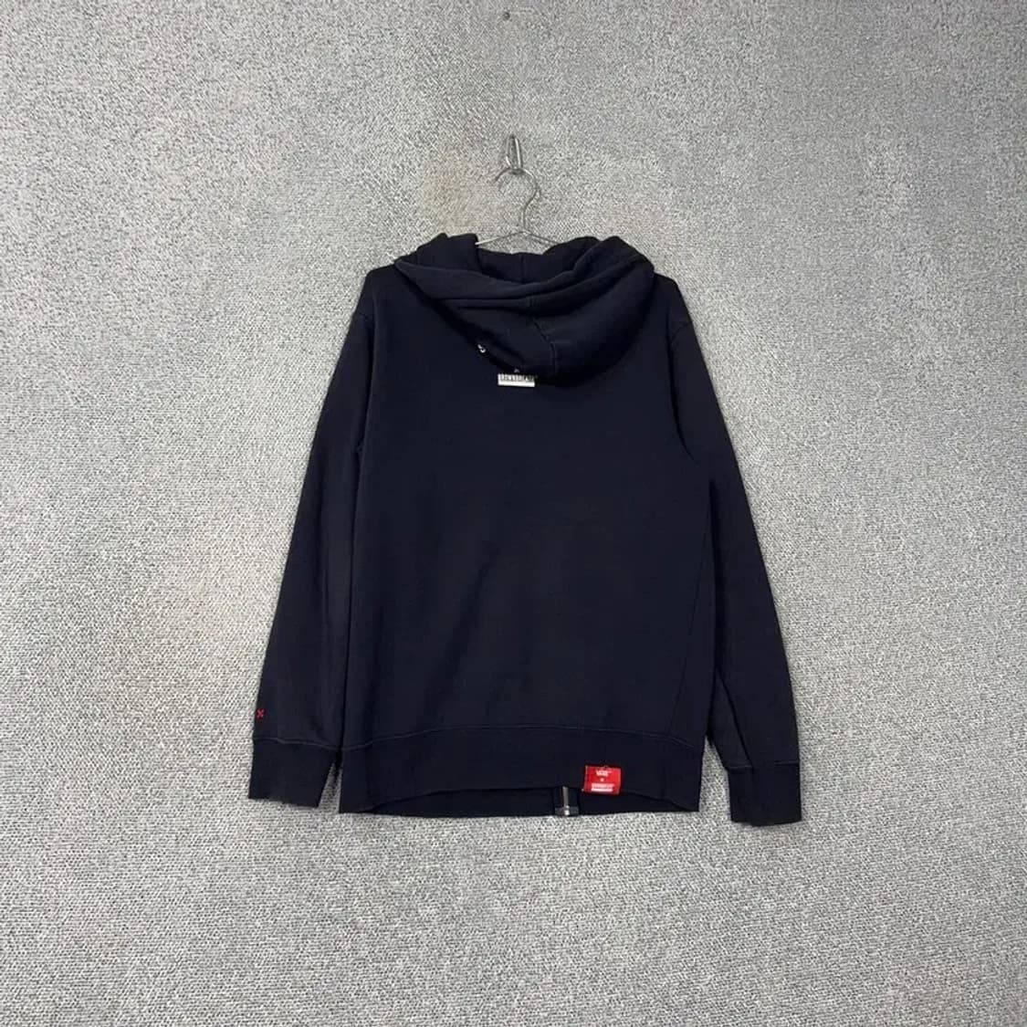 반스x브라운브레스 프린팅 네이비 후드집업 M 상품이미지2