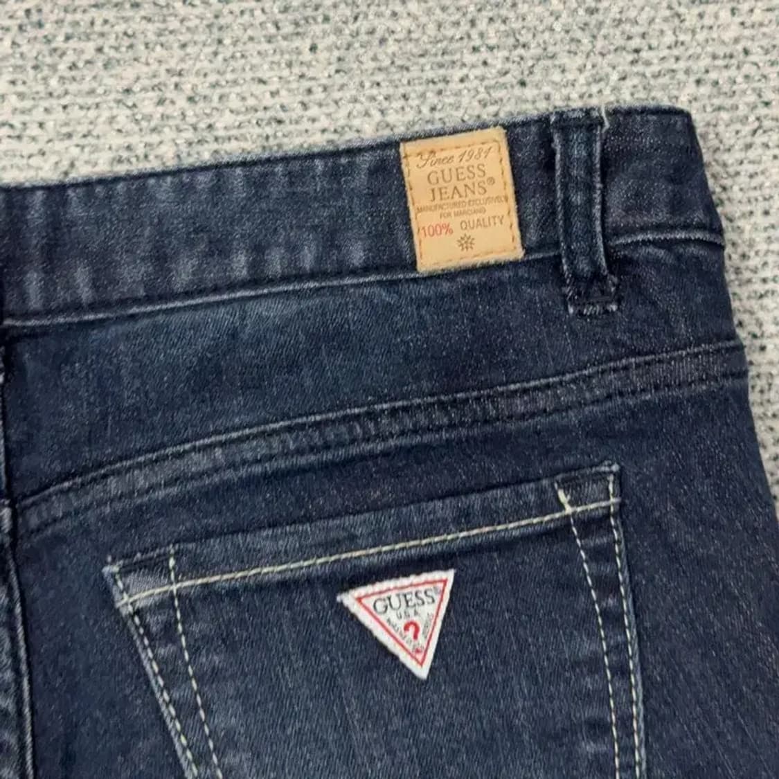 게스 삼각로고 워싱 청바지 26 상품이미지5