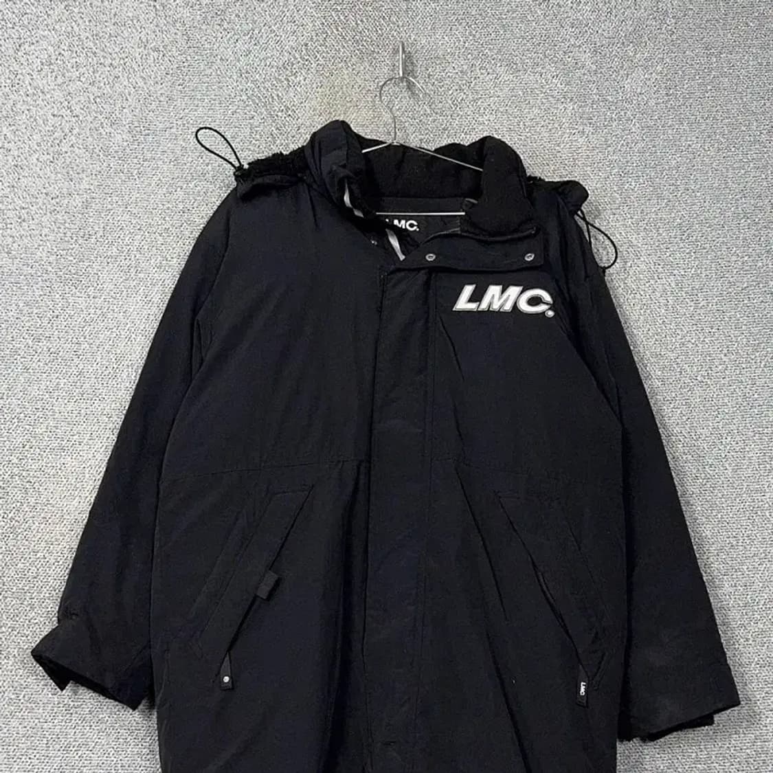 LMC 로고 프린팅 블랙 롱 패딩 S 상품이미지3