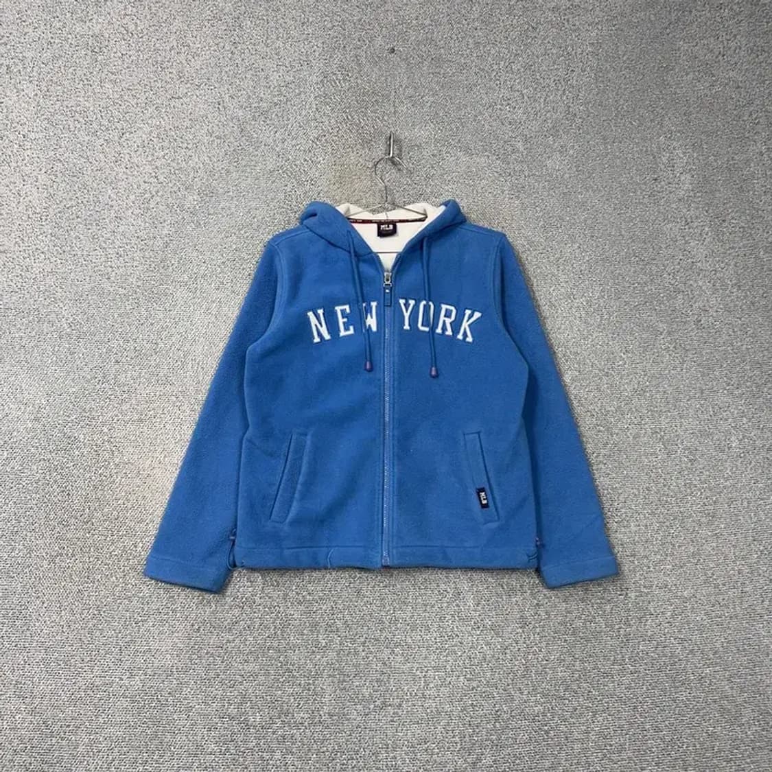 mlb 빈티지 뉴욕 플리스 후드집업 90 상품이미지1