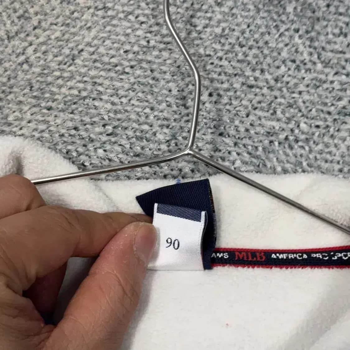 mlb 빈티지 뉴욕 플리스 후드집업 90 상품이미지4