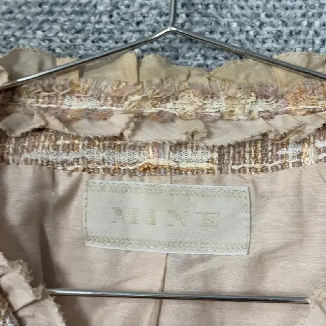 한섬 마인 베이지 드위드 자켓 82-94-160 상품이미지3