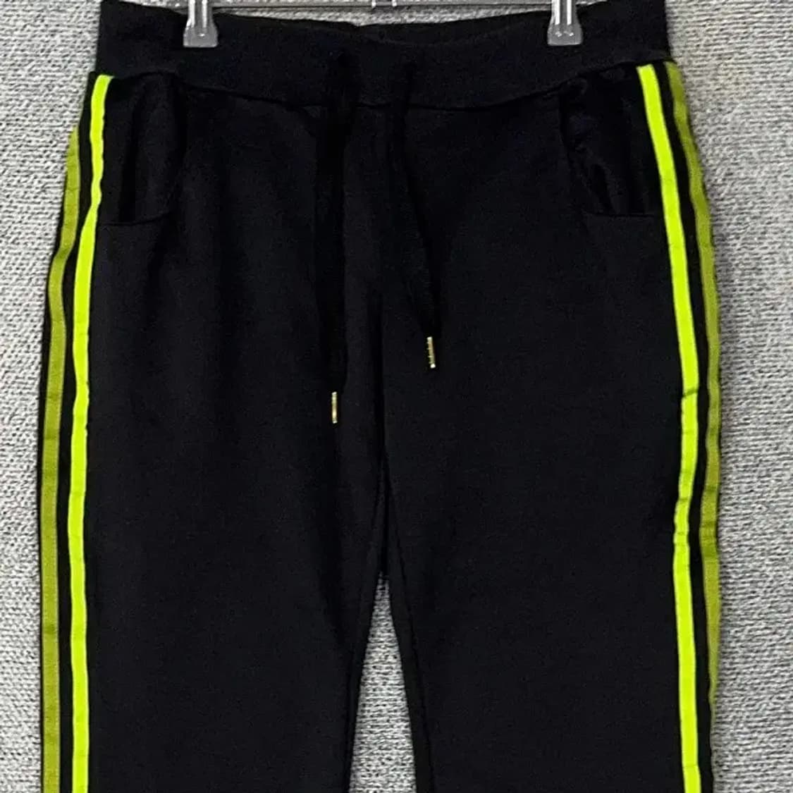 아디다스 형광 삼선 블랙 팬츠 90 상품이미지3