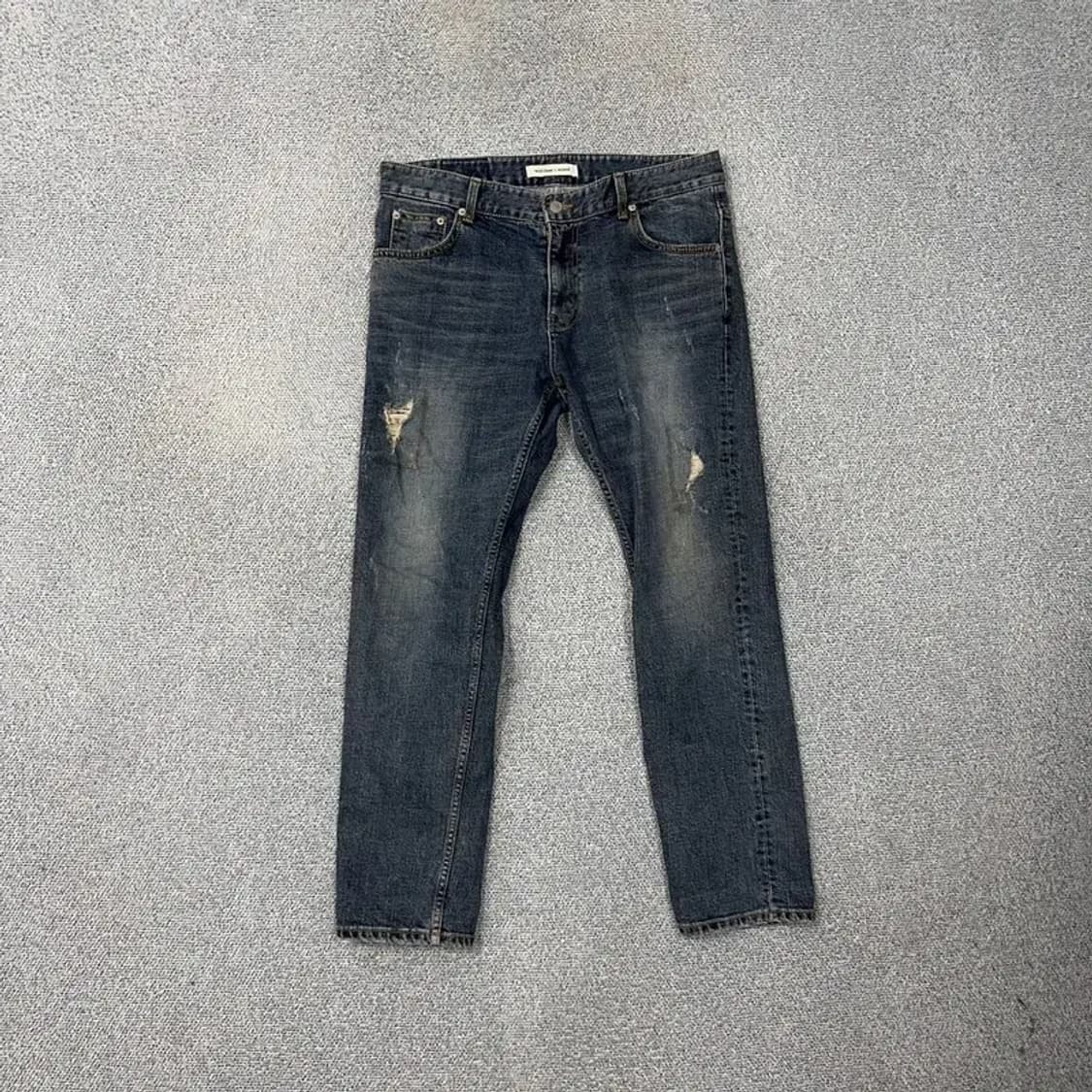 웰던x메종미네드 워싱 데님 청바지 XL 상품이미지1