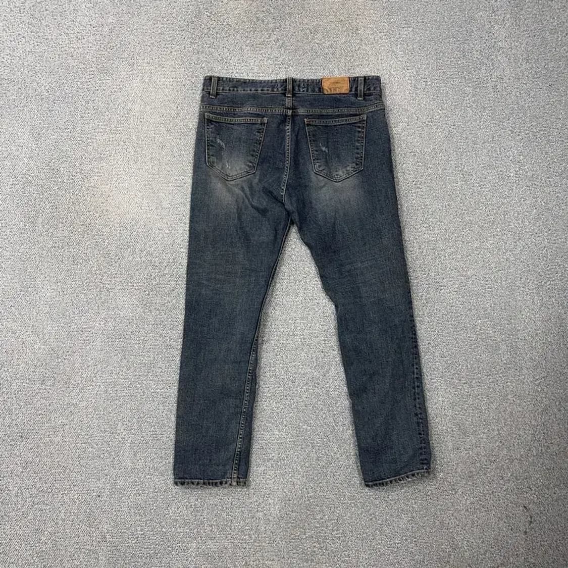 웰던x메종미네드 워싱 데님 청바지 XL 상품이미지2