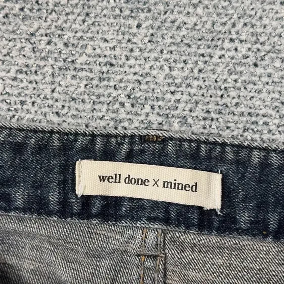 웰던x메종미네드 워싱 데님 청바지 XL 상품이미지5