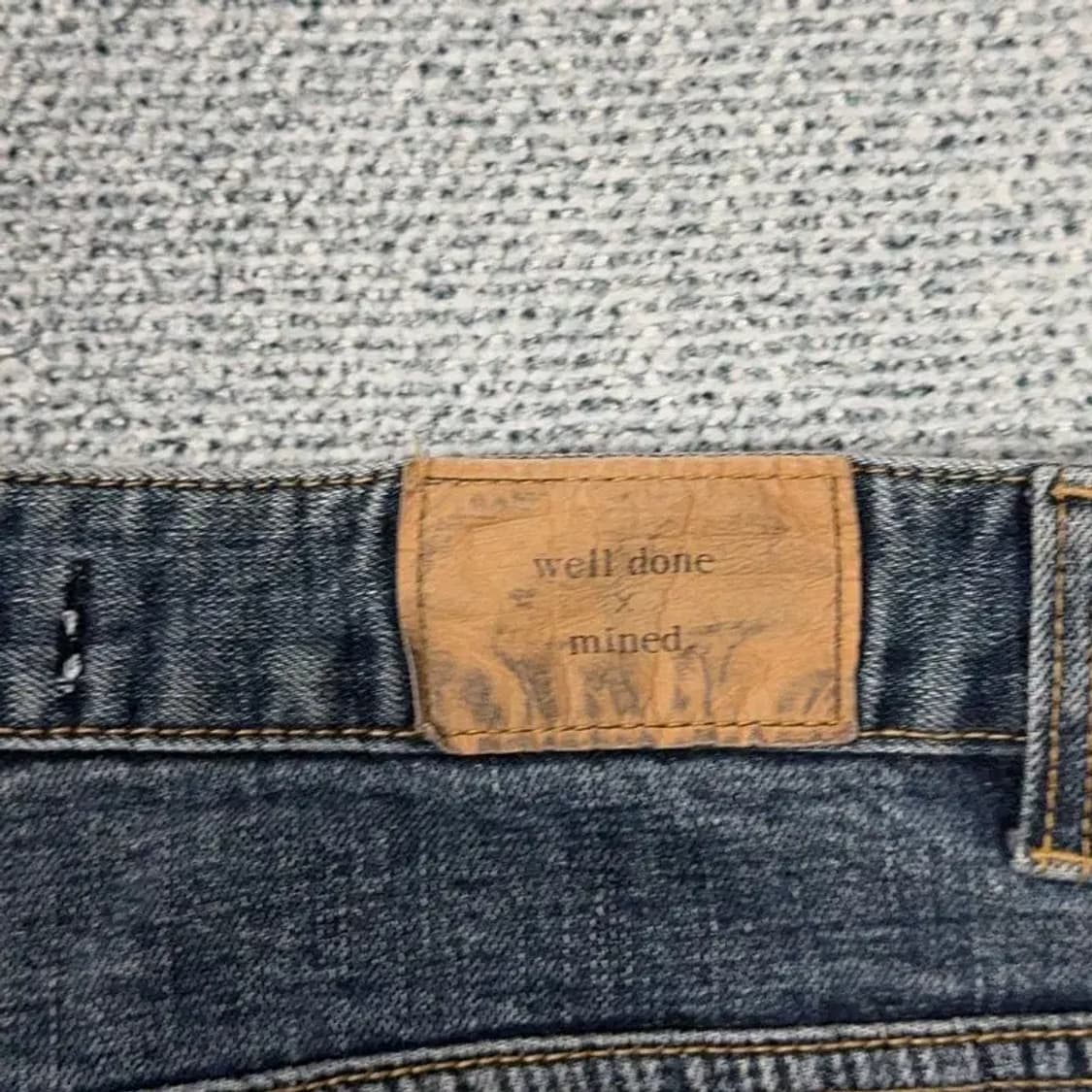 웰던x메종미네드 워싱 데님 청바지 XL 상품이미지6