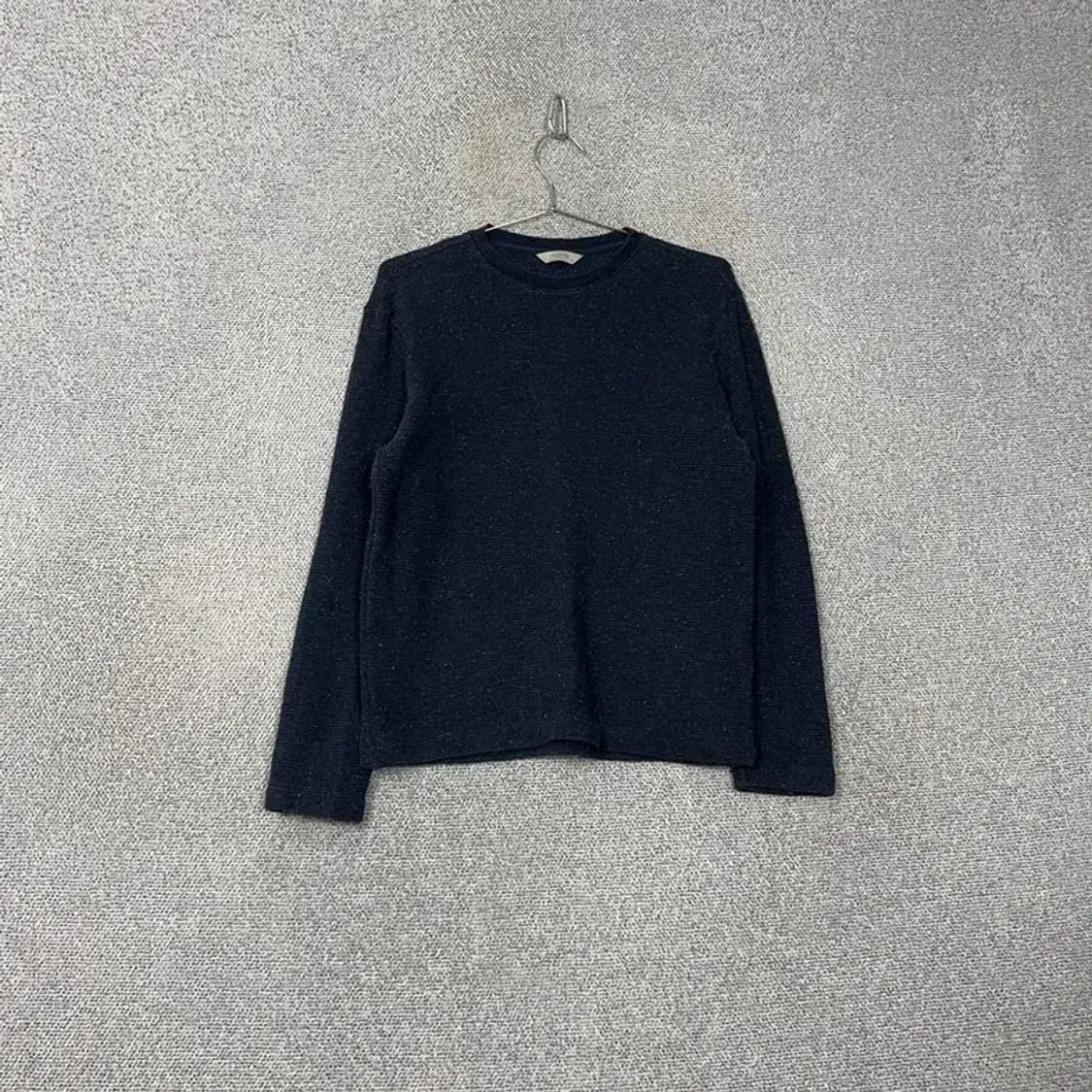 마인드브릿지 네이비 배색 캐주얼 남성 니트 95 상품이미지1