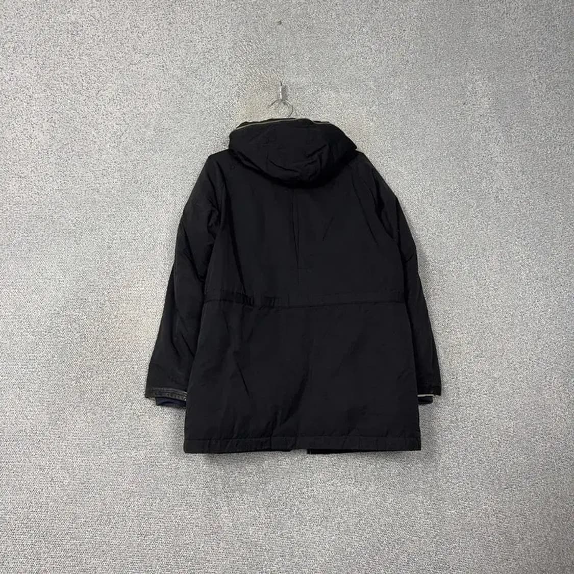 커버낫 남성 캐주얼 블랙 구스다운 거위털 버튼 패딩 점퍼 M 상품이미지2