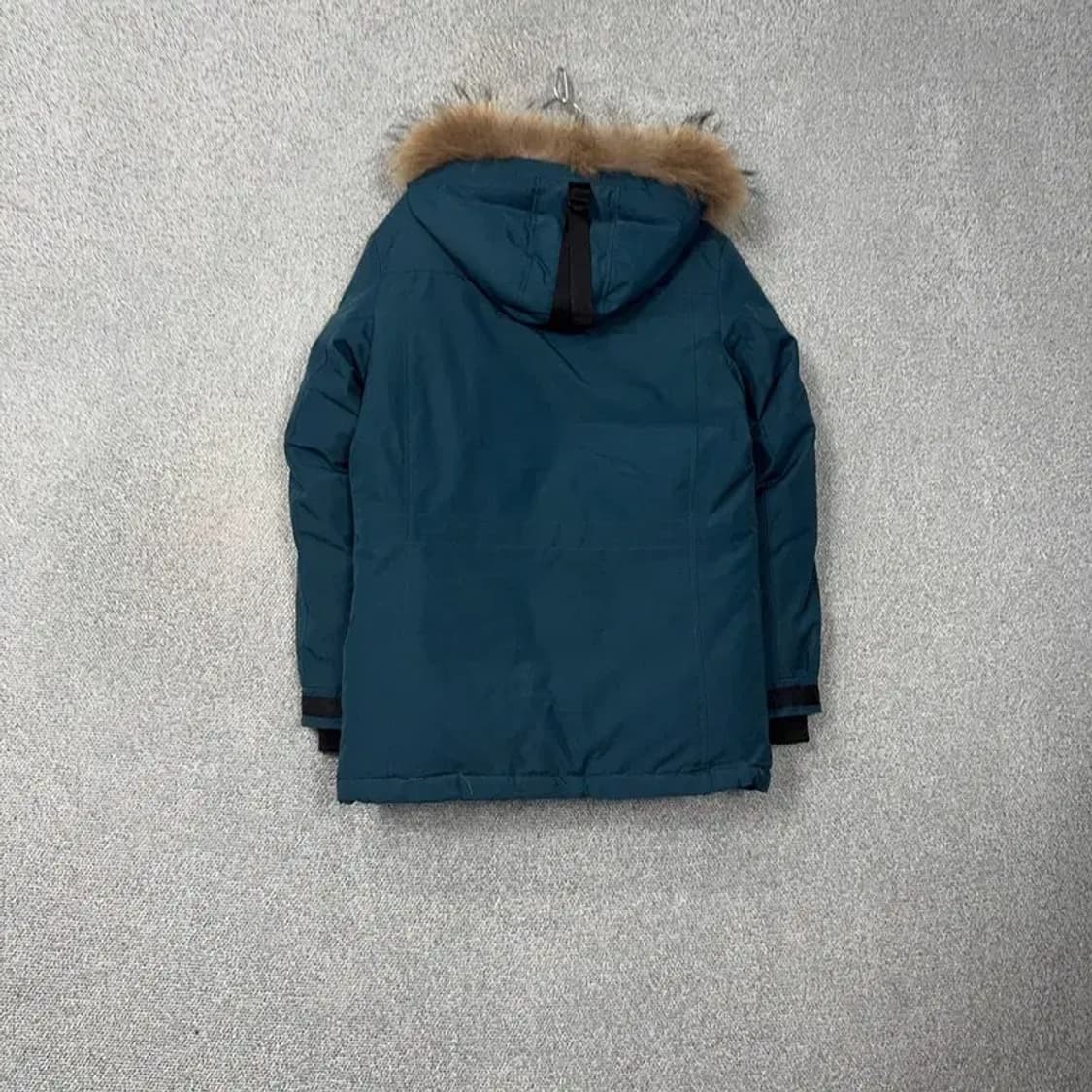 빈폴 블루 청록 캐주얼 구스다운 패딩 점퍼 90 상품이미지2