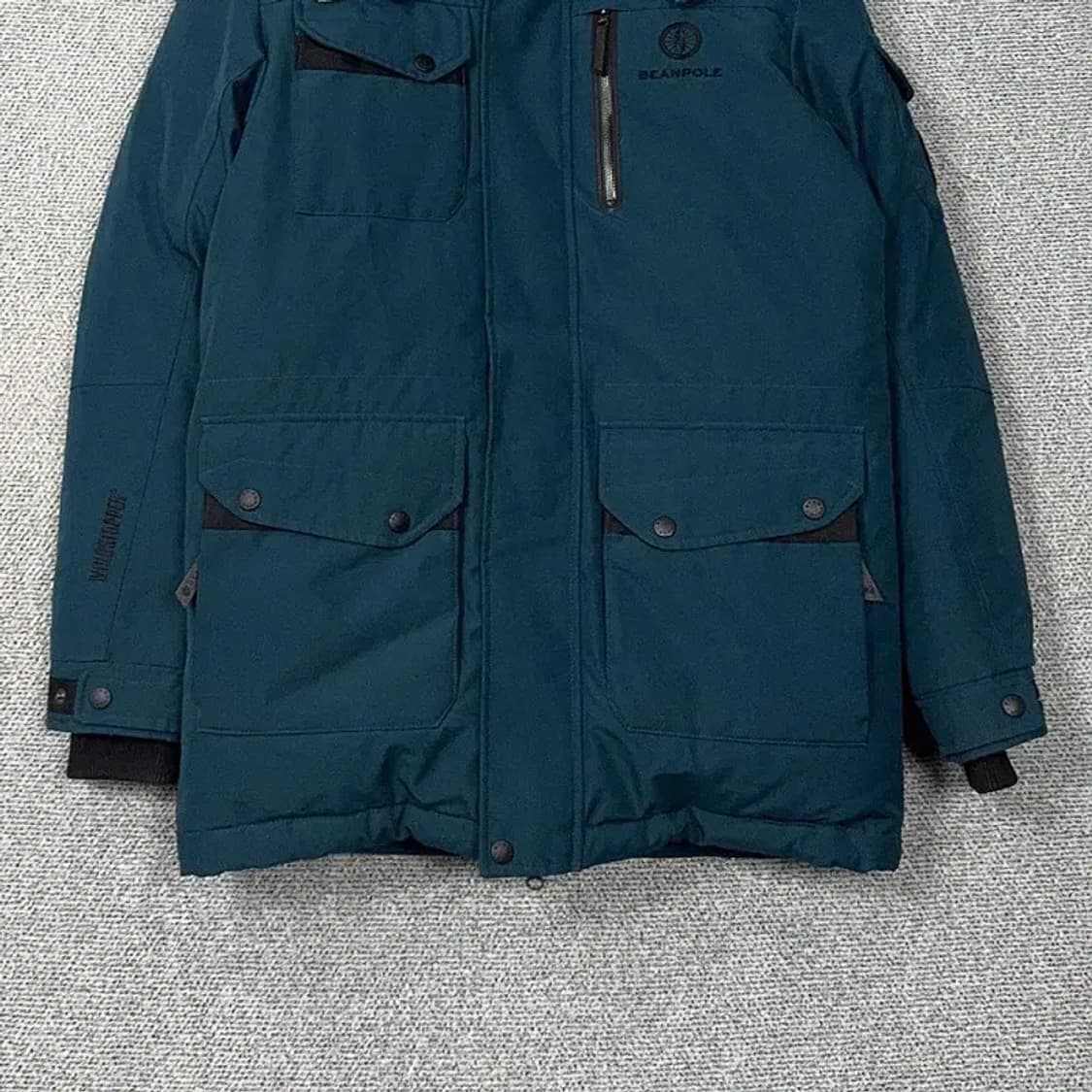 빈폴 블루 청록 캐주얼 구스다운 패딩 점퍼 90 상품이미지4