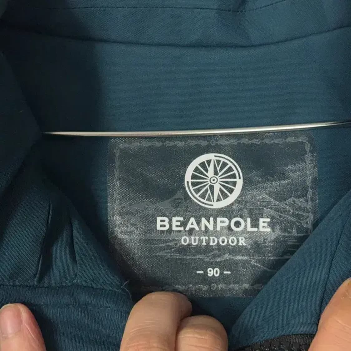 빈폴 블루 청록 캐주얼 구스다운 패딩 점퍼 90 상품이미지6