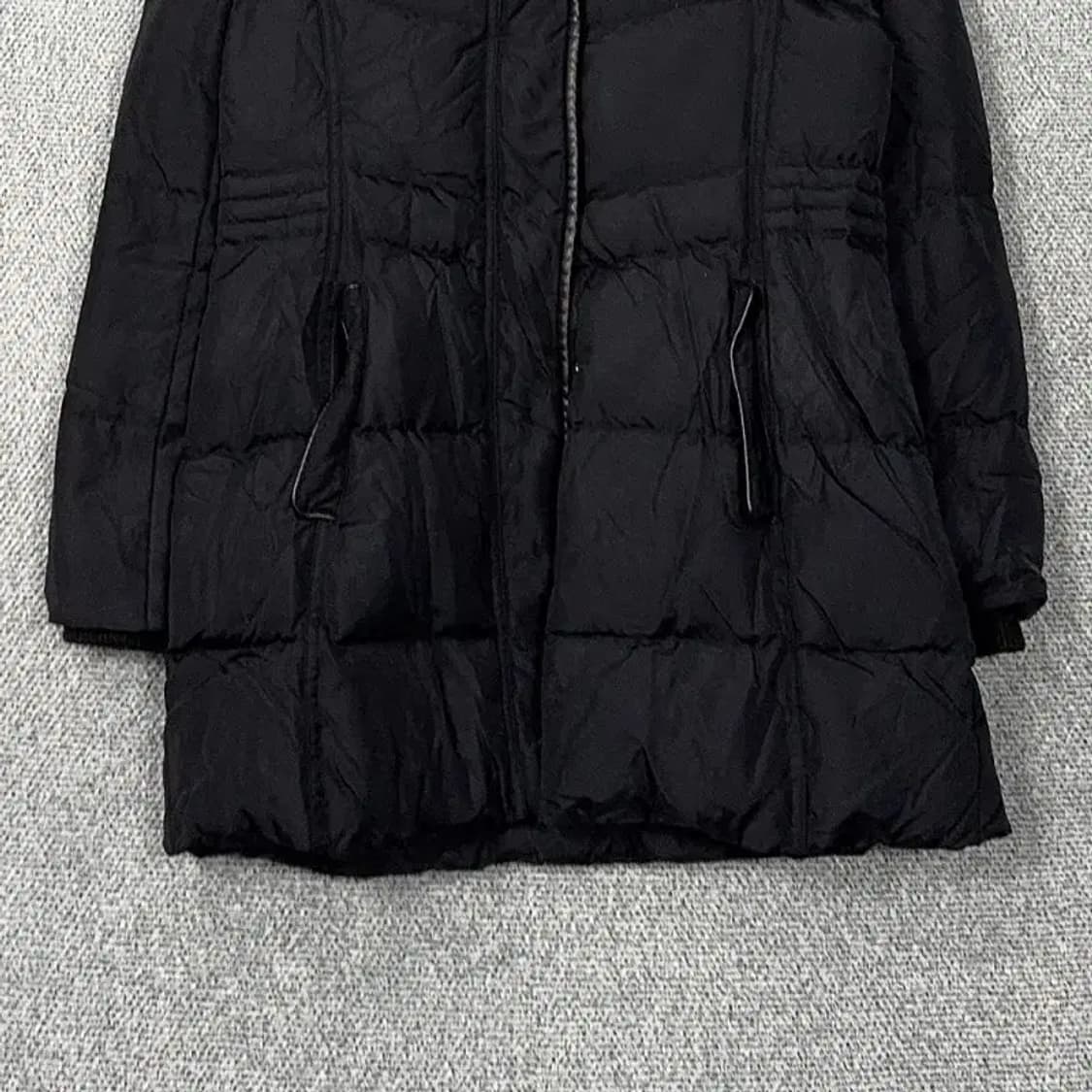 해지스 폭스퍼 여성 블랙 롱 패딩 85 상품이미지4