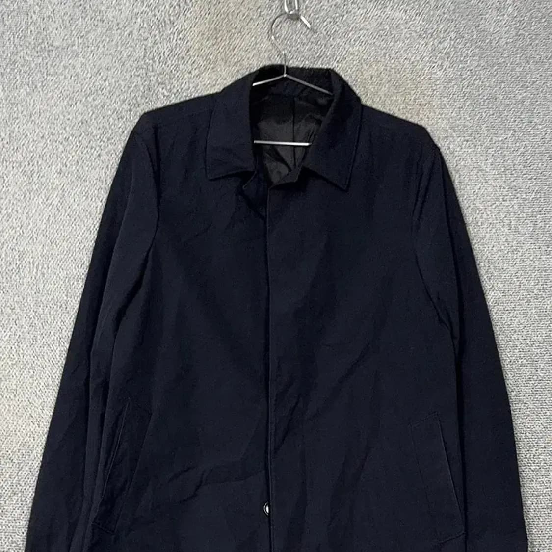 지오다노 네이비 트렌치 코트 M 상품이미지3