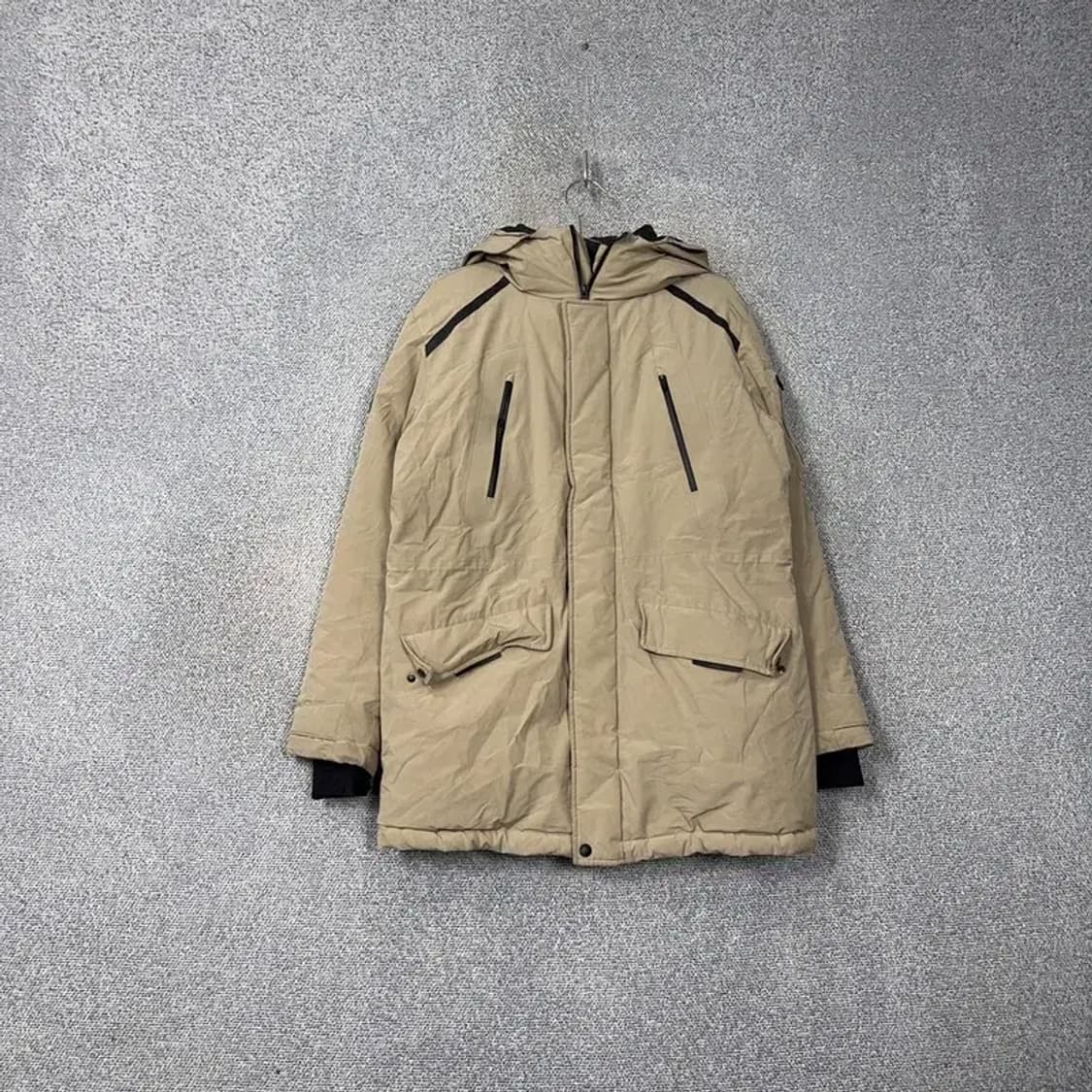 디스커버리 베이지 롱 패딩 95 상품이미지1