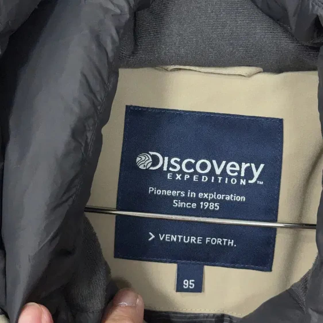 디스커버리 베이지 롱 패딩 95 상품이미지3