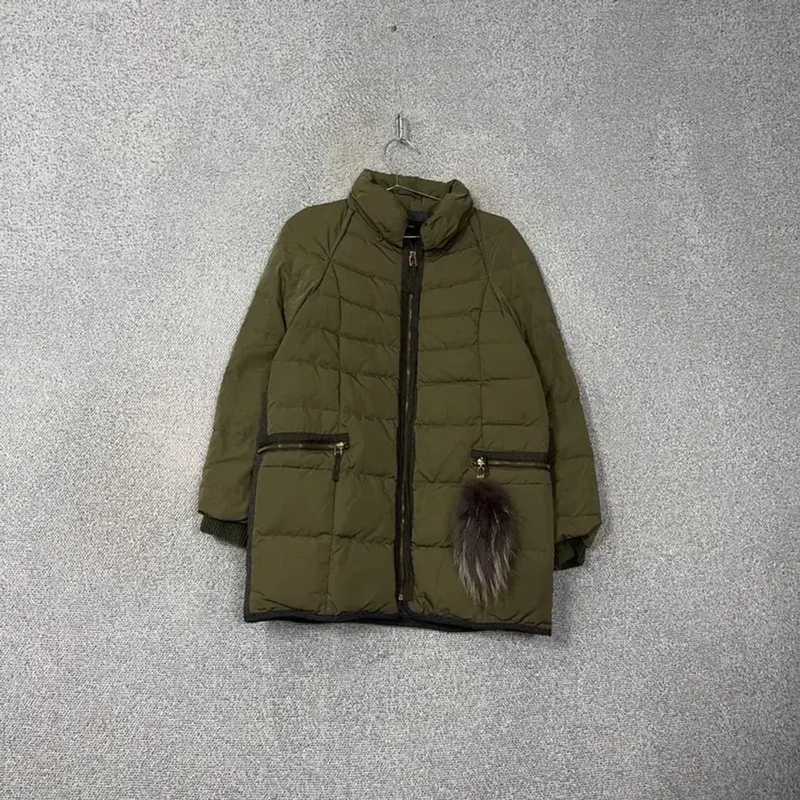 시스템 한섬 여성 카키 덕다운 패딩 82-94-160 상품이미지1