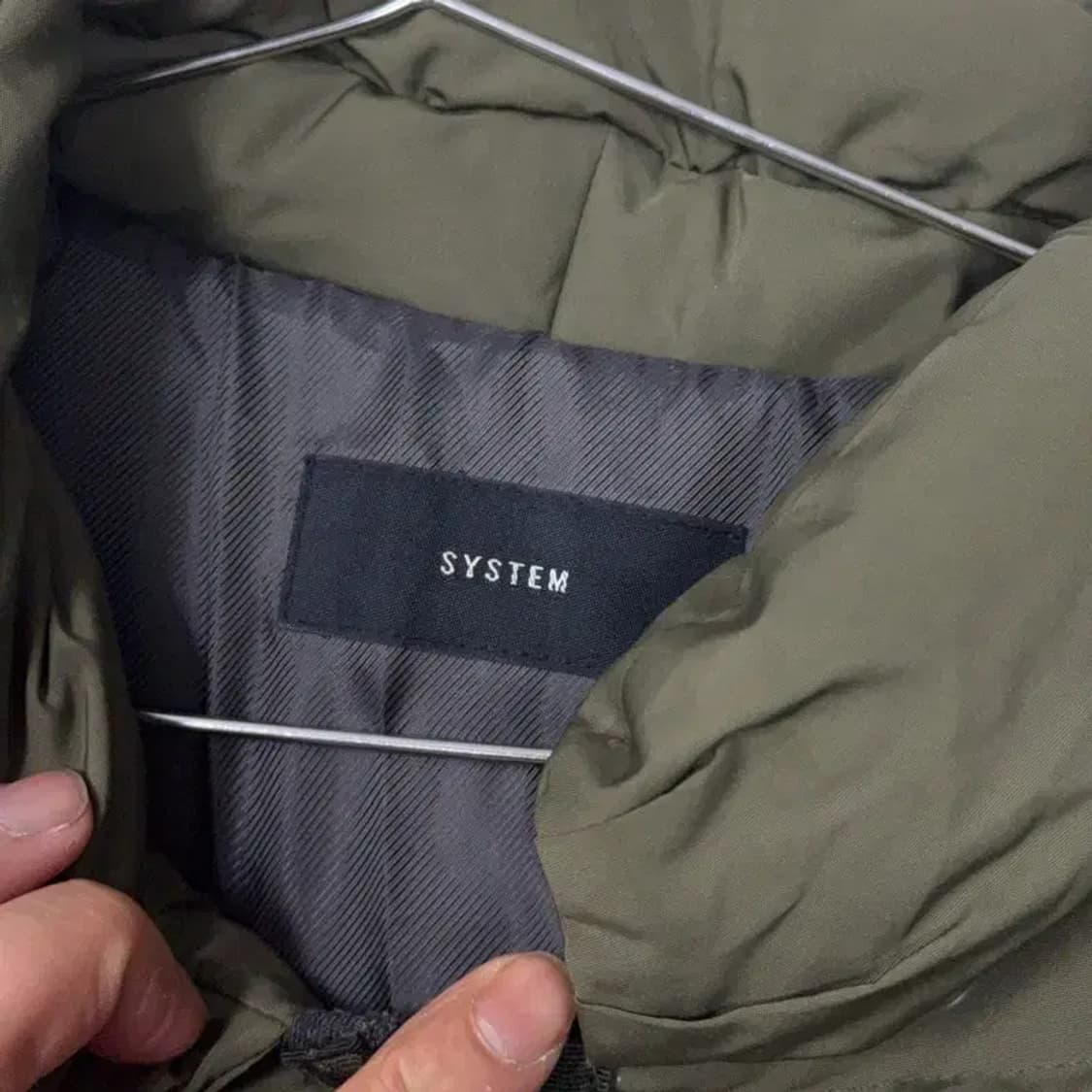 시스템 한섬 여성 카키 덕다운 패딩 82-94-160 상품이미지5