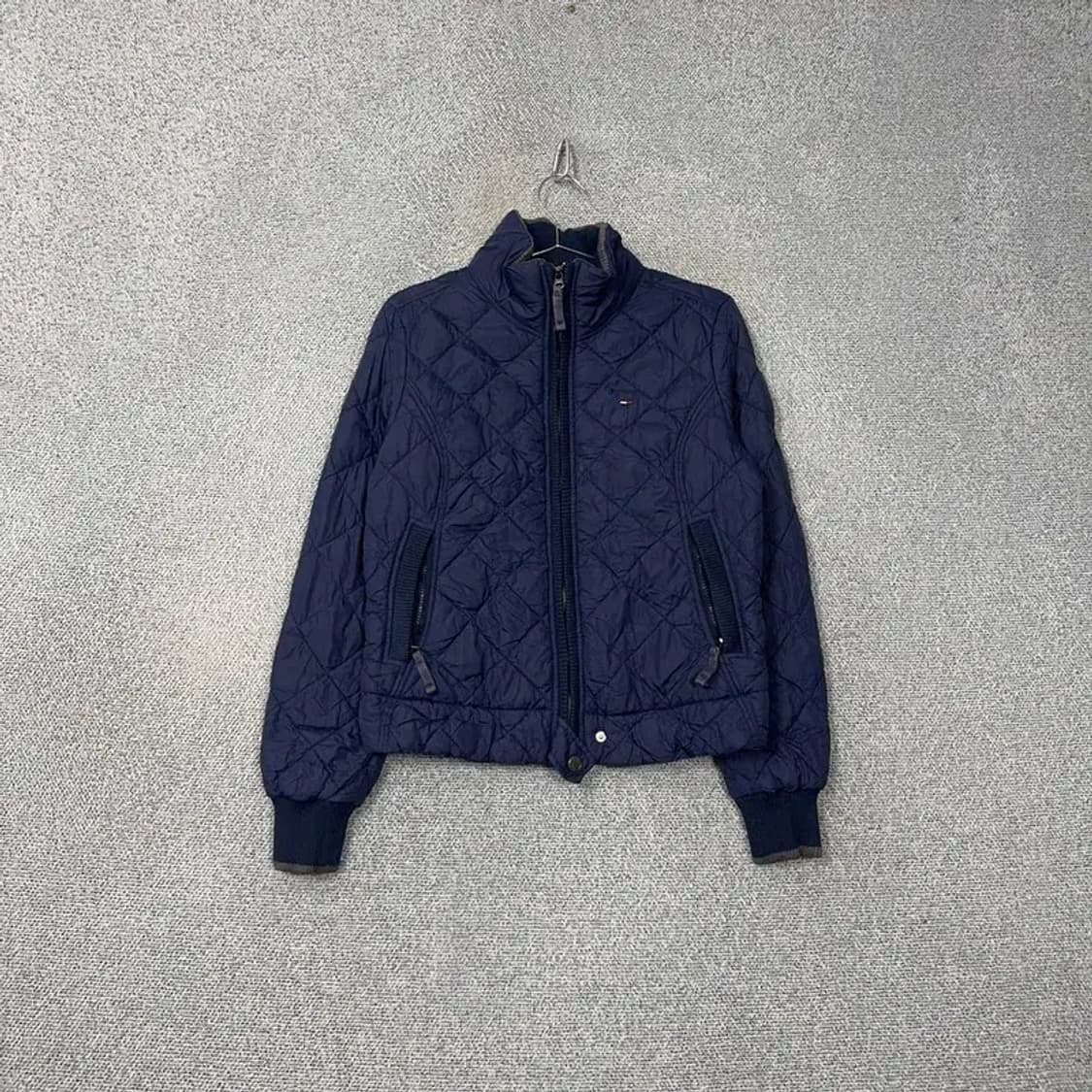타미힐피거 네이비 퀄팅 경량 점퍼 자켓 L 상품이미지1