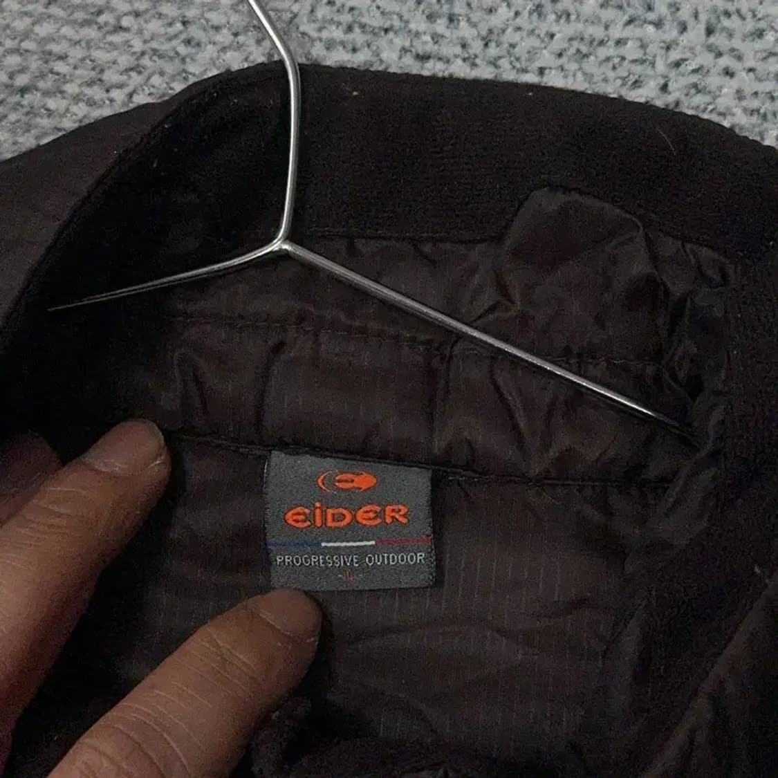 아이더 브라운 로고 캐주얼 점퍼 l 상품이미지3