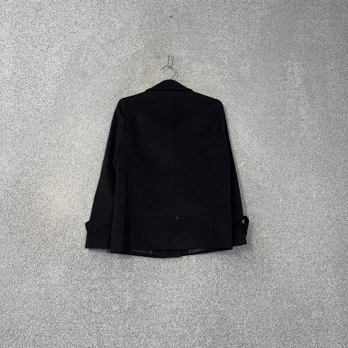 미쏘 여성 블랙 클래식 피 코트 자켓 S 상품이미지2