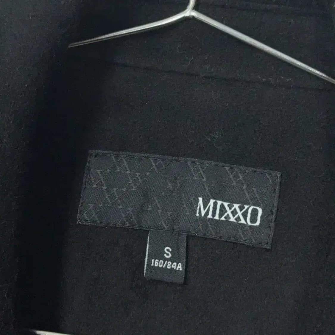 미쏘 여성 블랙 클래식 피 코트 자켓 S 상품이미지3