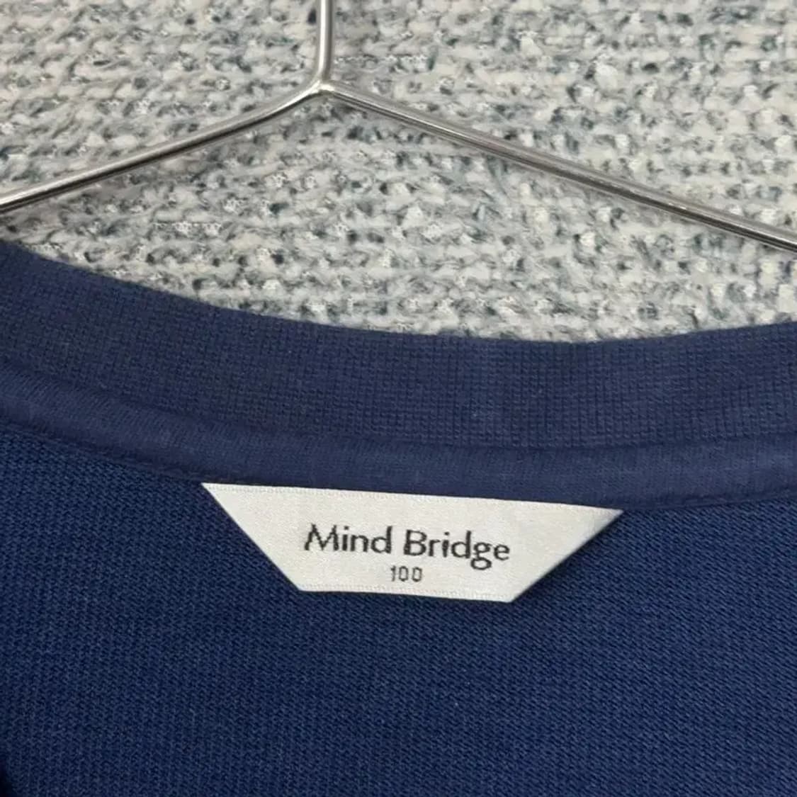 마인드브릿지 네이비 맨투맨 100 상품이미지3