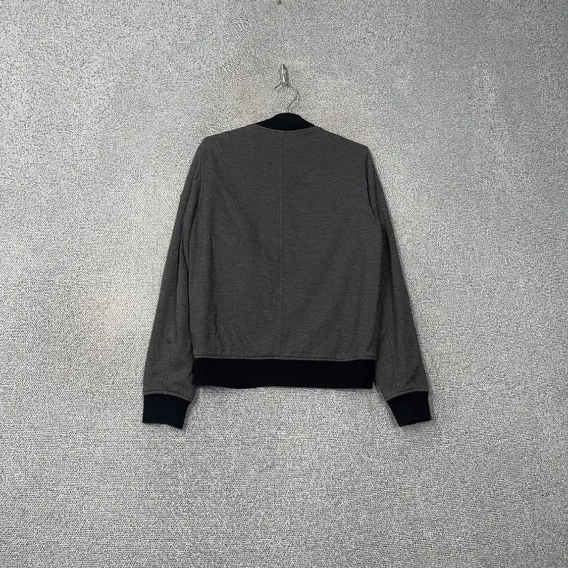 게스 그레이 블랙 단가라 코튼 블루종 M 상품이미지2