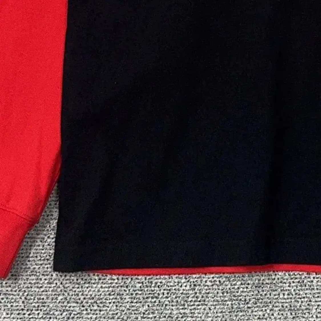 뉴발란스 레드 로고 반집업 카라 맨투맨 100 상품이미지3