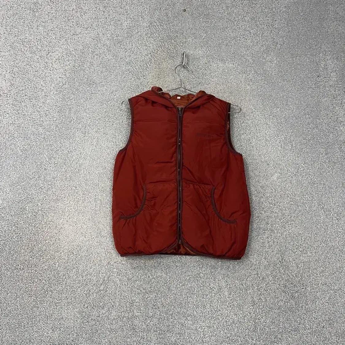톰보이 캐주얼 경량 레드 덕다운 오리털 패딩 조끼 85 상품이미지1