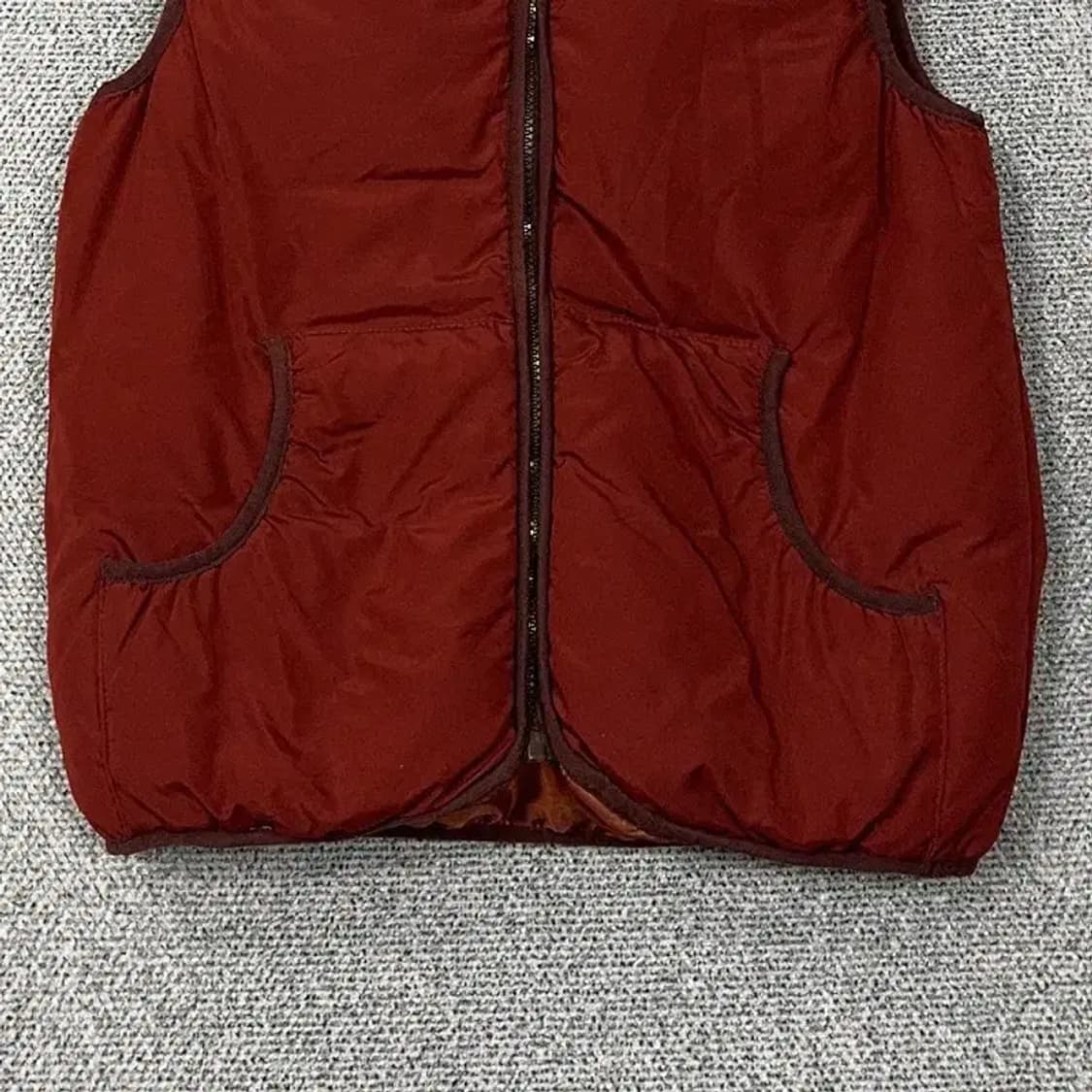톰보이 캐주얼 경량 레드 덕다운 오리털 패딩 조끼 85 상품이미지4