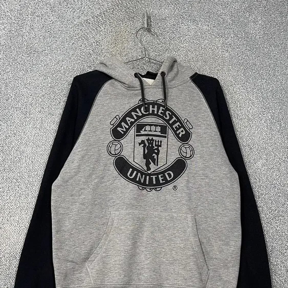 맨체스터 유나이티드 로고 그레이 후드티 M 상품이미지3