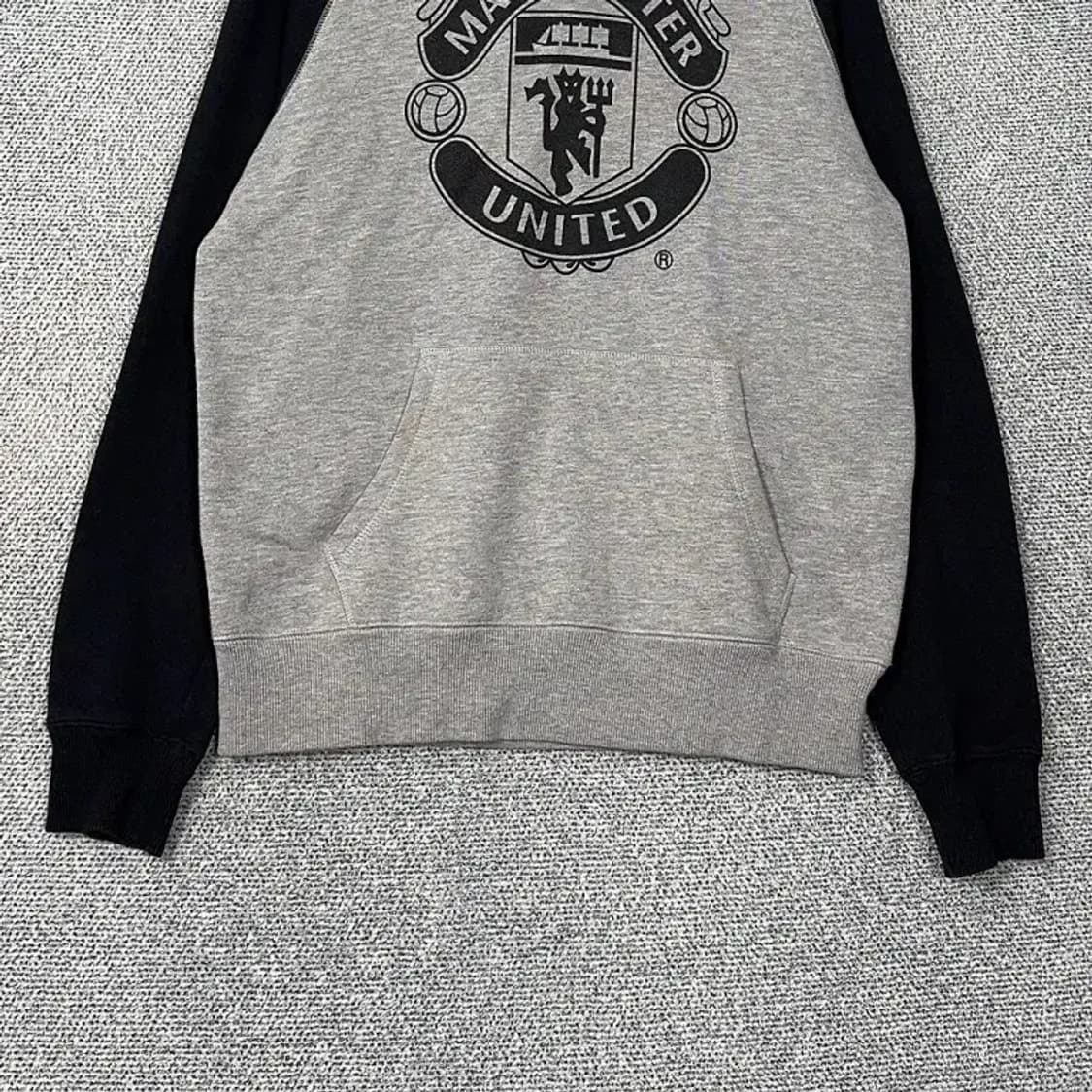 맨체스터 유나이티드 로고 그레이 후드티 M 상품이미지4