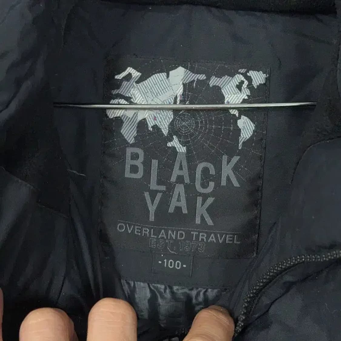 블랙야크 구스다운 블랙 패딩 100 상품이미지4