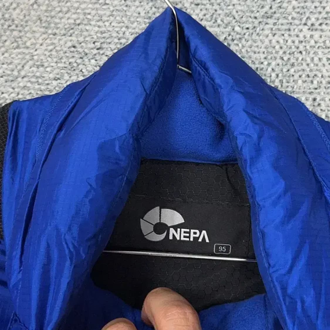 네파 구스다운 블루 패딩 95 상품이미지3