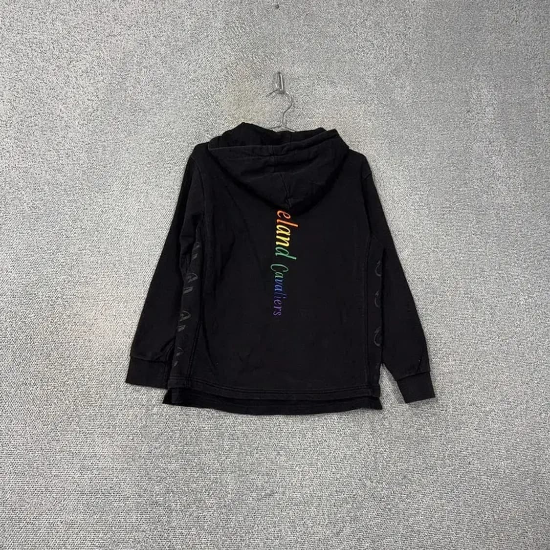 NBA 클리블랜드 로고 블랙 후드티 S 상품이미지2