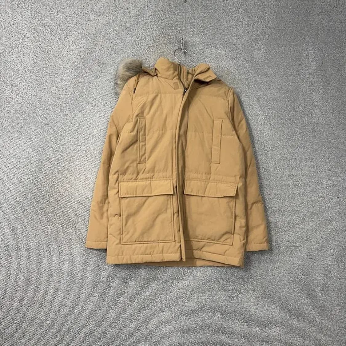 캘빈클라인 여성 포켓 베이지 패딩 S 상품이미지1