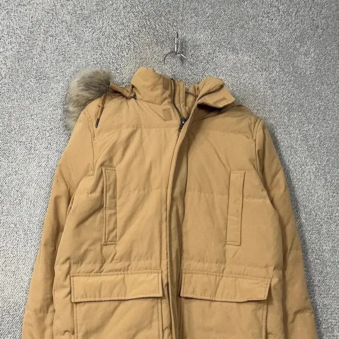 캘빈클라인 여성 포켓 베이지 패딩 S 상품이미지3