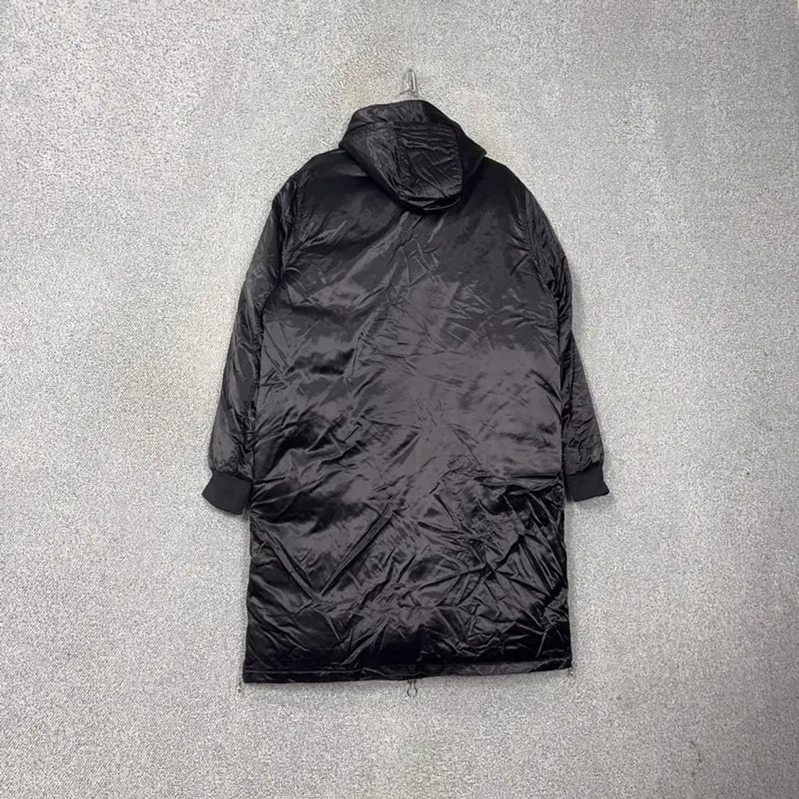 자라 맨 블랙 빈티지 유광 롱 패딩 점퍼 M 상품이미지2