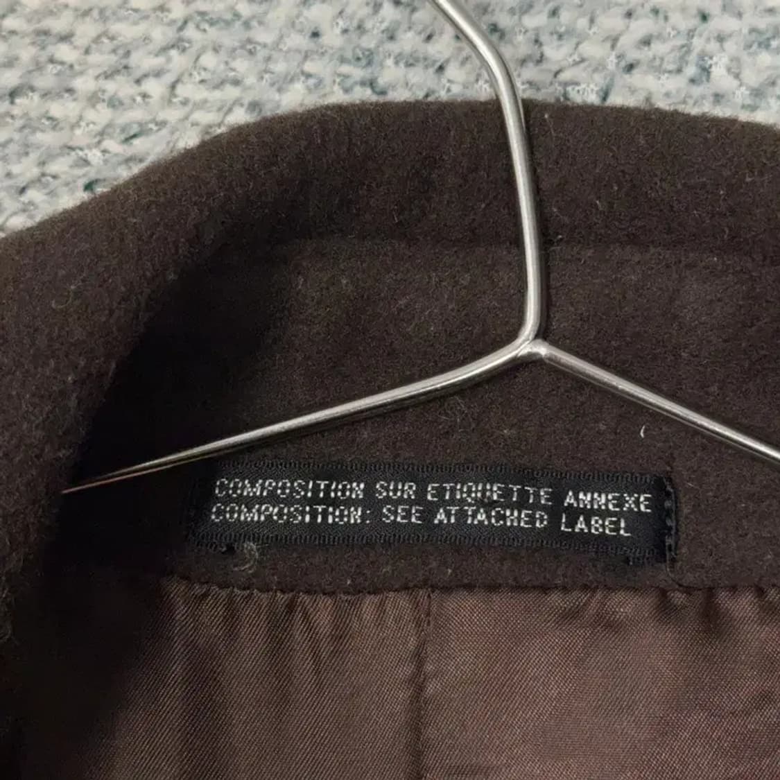 아이네드 여성 클래식 빈티지 브라운 롱 코트 상품이미지5