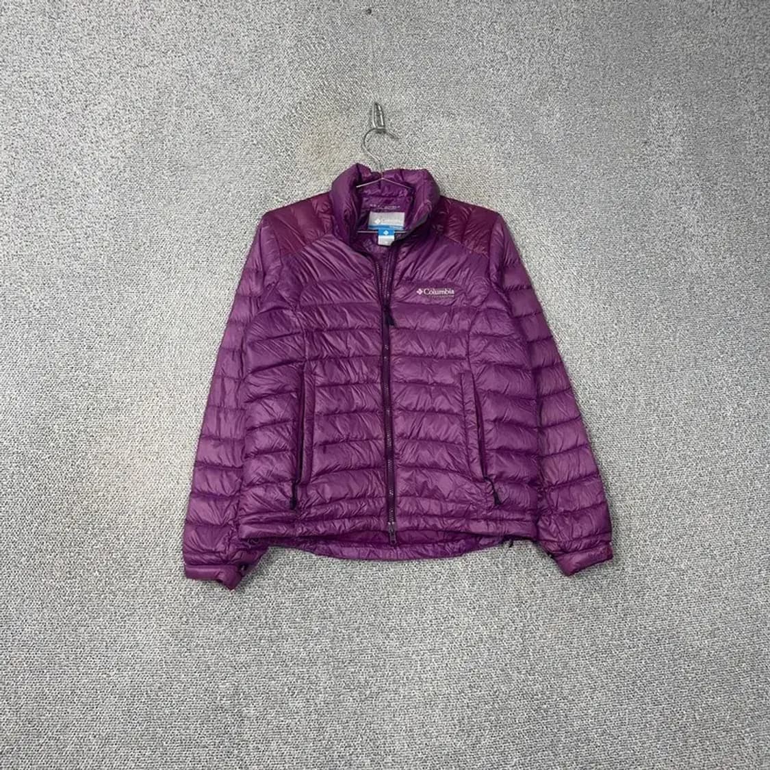 콜롬비아 로고 구스다운 거위털 패딩 점퍼 M 상품이미지1