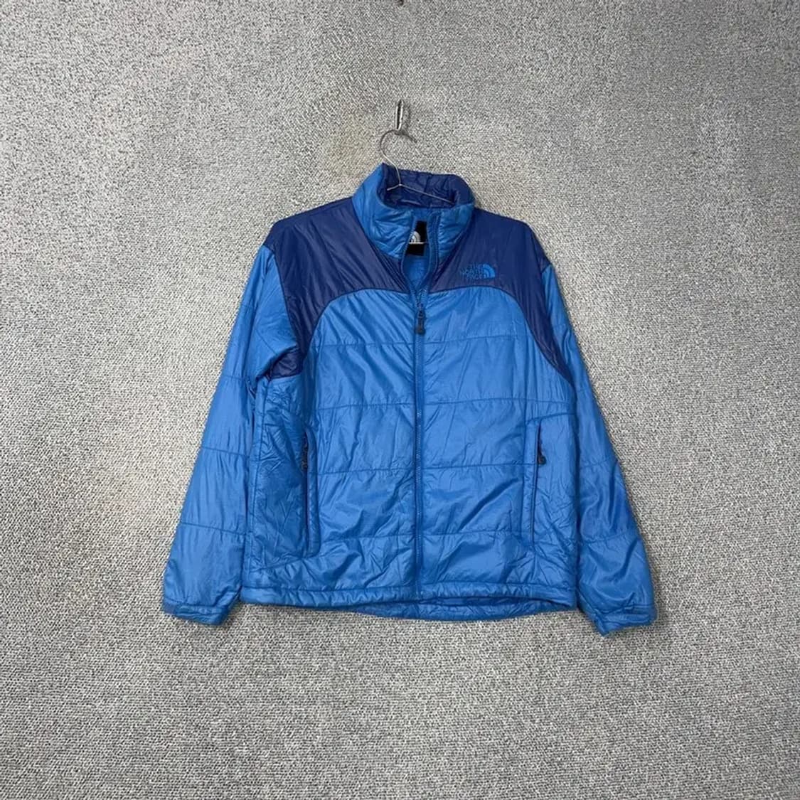 노스페이스 블루 로고 경량 점퍼 90 상품이미지1