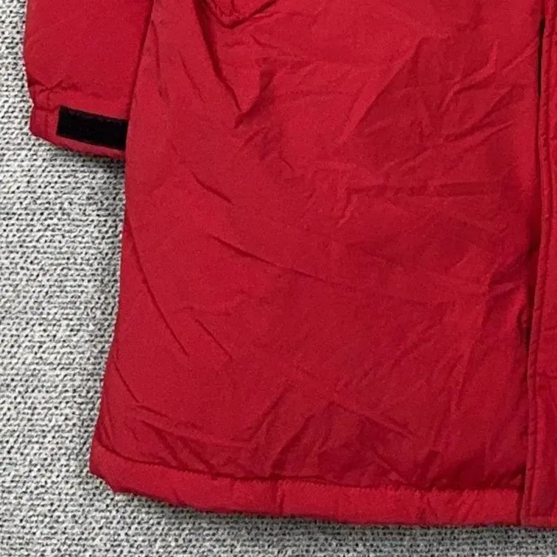 자라 레드 여성 캐주얼 퍼 롱패딩 L 상품이미지5