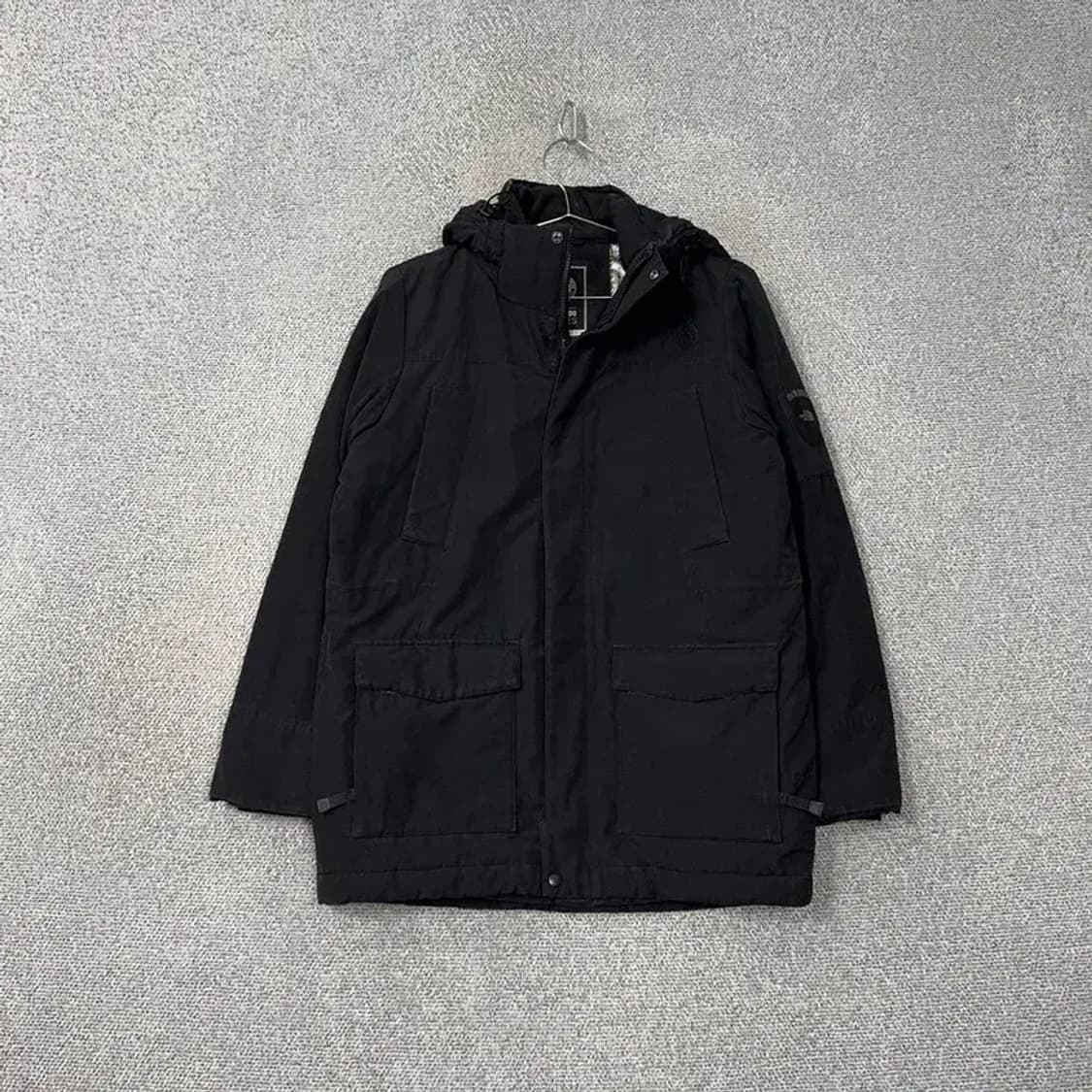 노스페이스 블랙 캐주얼 덕다운 오리털 패딩 점퍼 S 상품이미지1