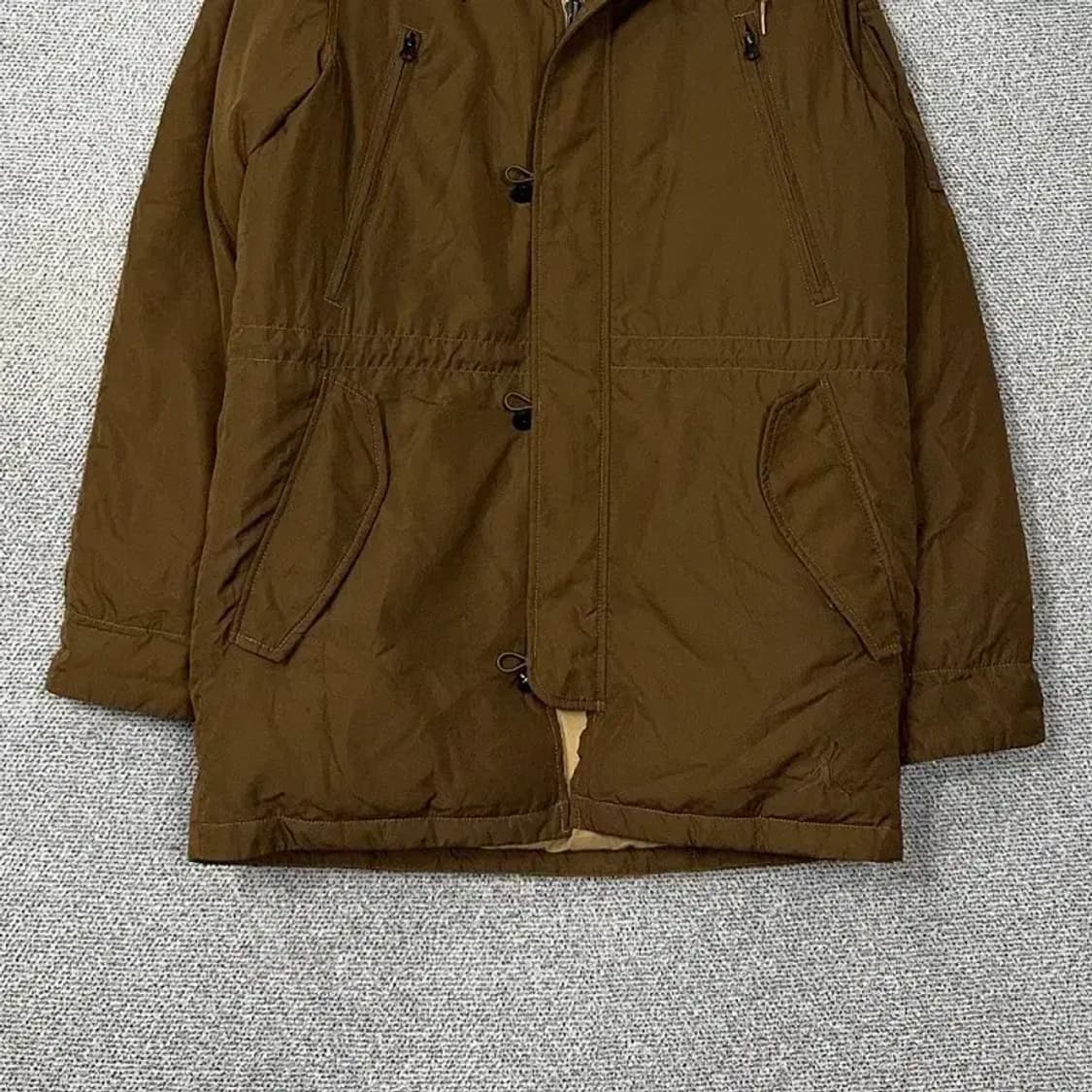 조던 브라운 빈티지 다운 롱패딩 점퍼 S 상품이미지4