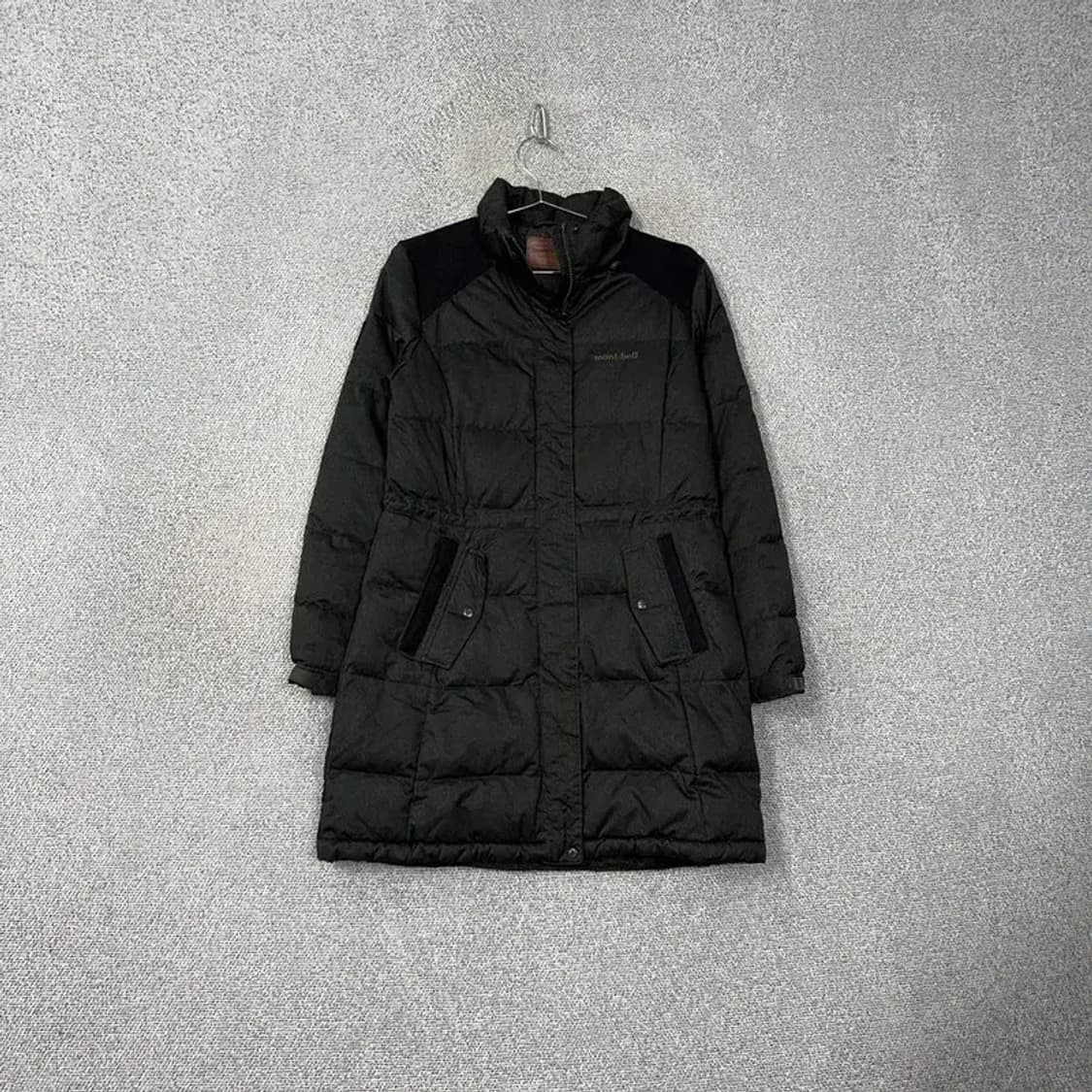 몽벨 여성 다크 그레이 롱패딩 점퍼 95 상품이미지1