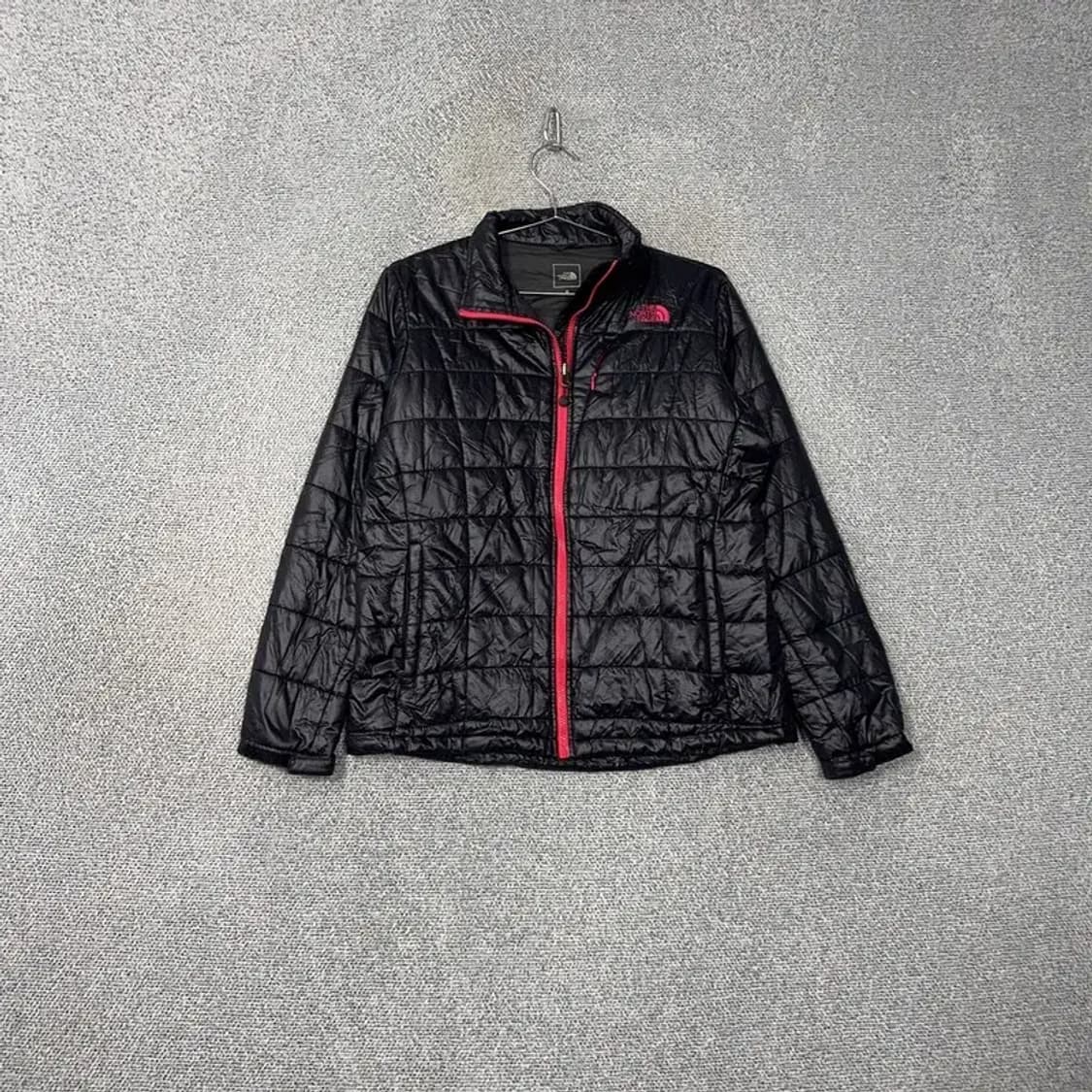 노스페이스 블랙 로고 여성 경량 패딩 점퍼 95 상품이미지1