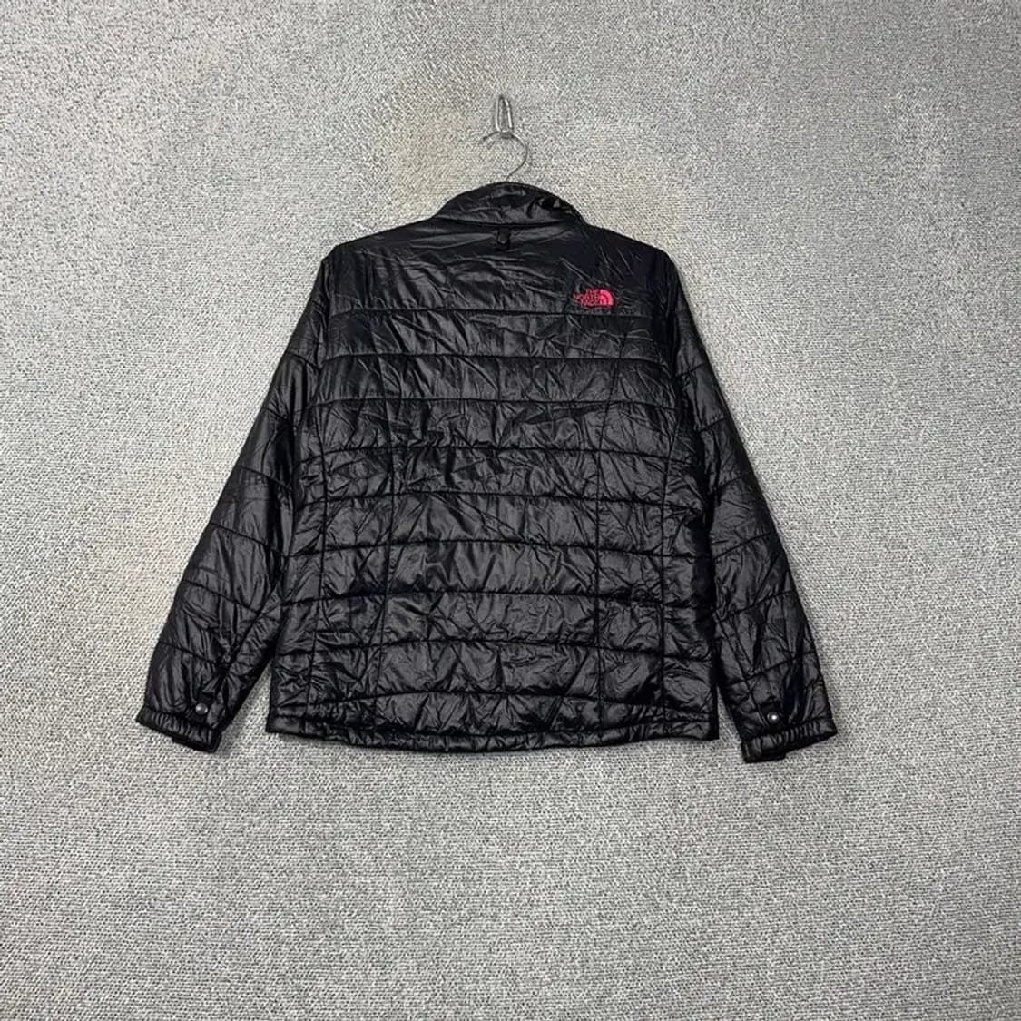 노스페이스 블랙 로고 여성 경량 패딩 점퍼 95 상품이미지2