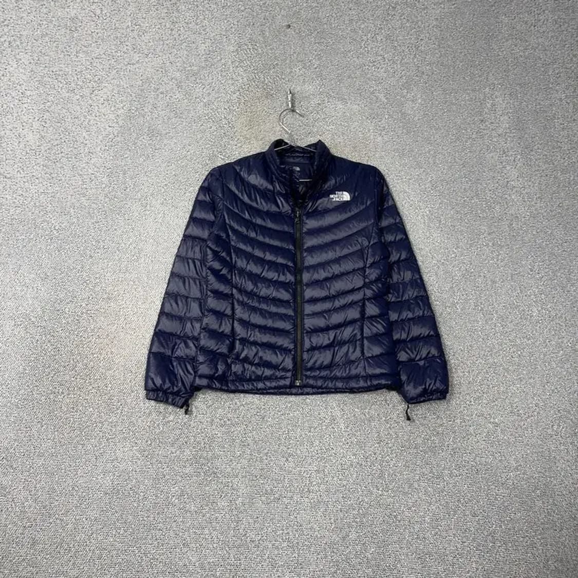 노스페이스 네이비 로고 구스다운 거위털 패딩 S 상품이미지1
